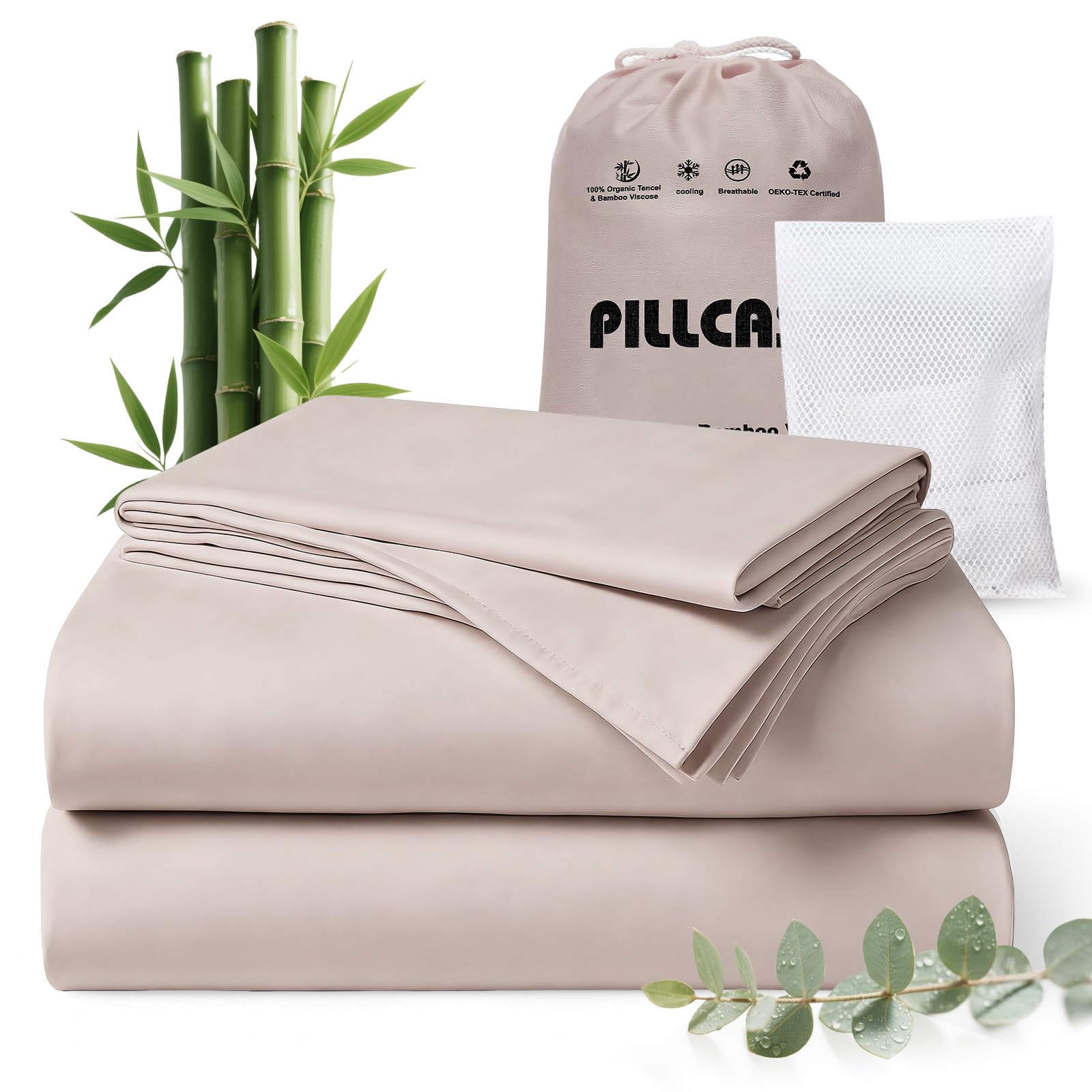 Pillcase Organic Tencel & Bamboo Cooling Sheet Set