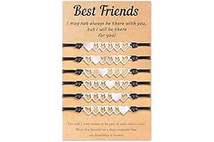 Long Distance Touch Bracelets for Best Friends - Friendship Journey with Heartstrings