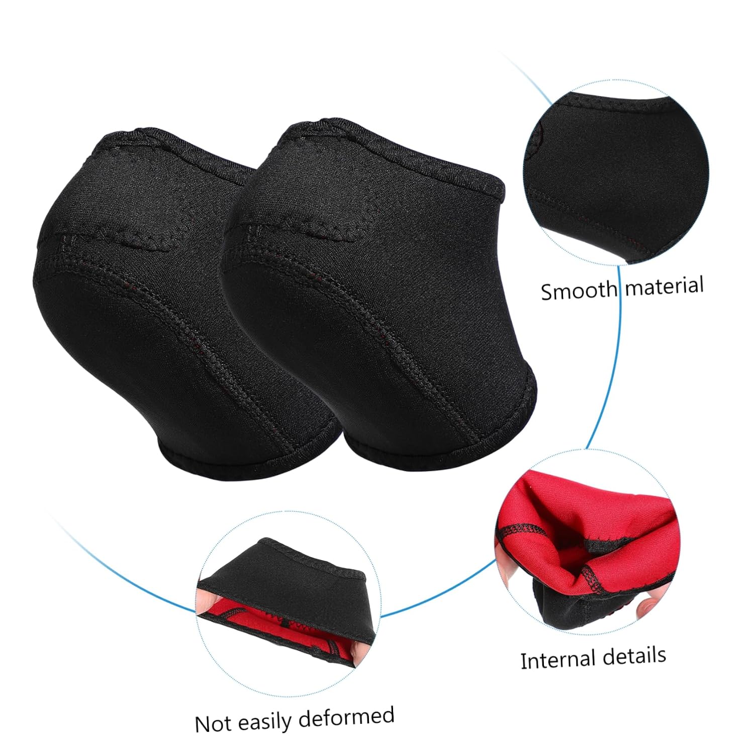 VALICLUD Neoprene Foot Socks for Plantar Fasciitis Arch Support Crew Socks Heel Pain Relief Ankle Brace Heel Protector Lightweight Breathable