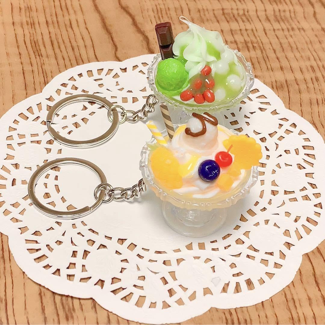 パフェの模型 すがもり工房WebShop / 倒れたパフェ 食品模型 食品サンプル