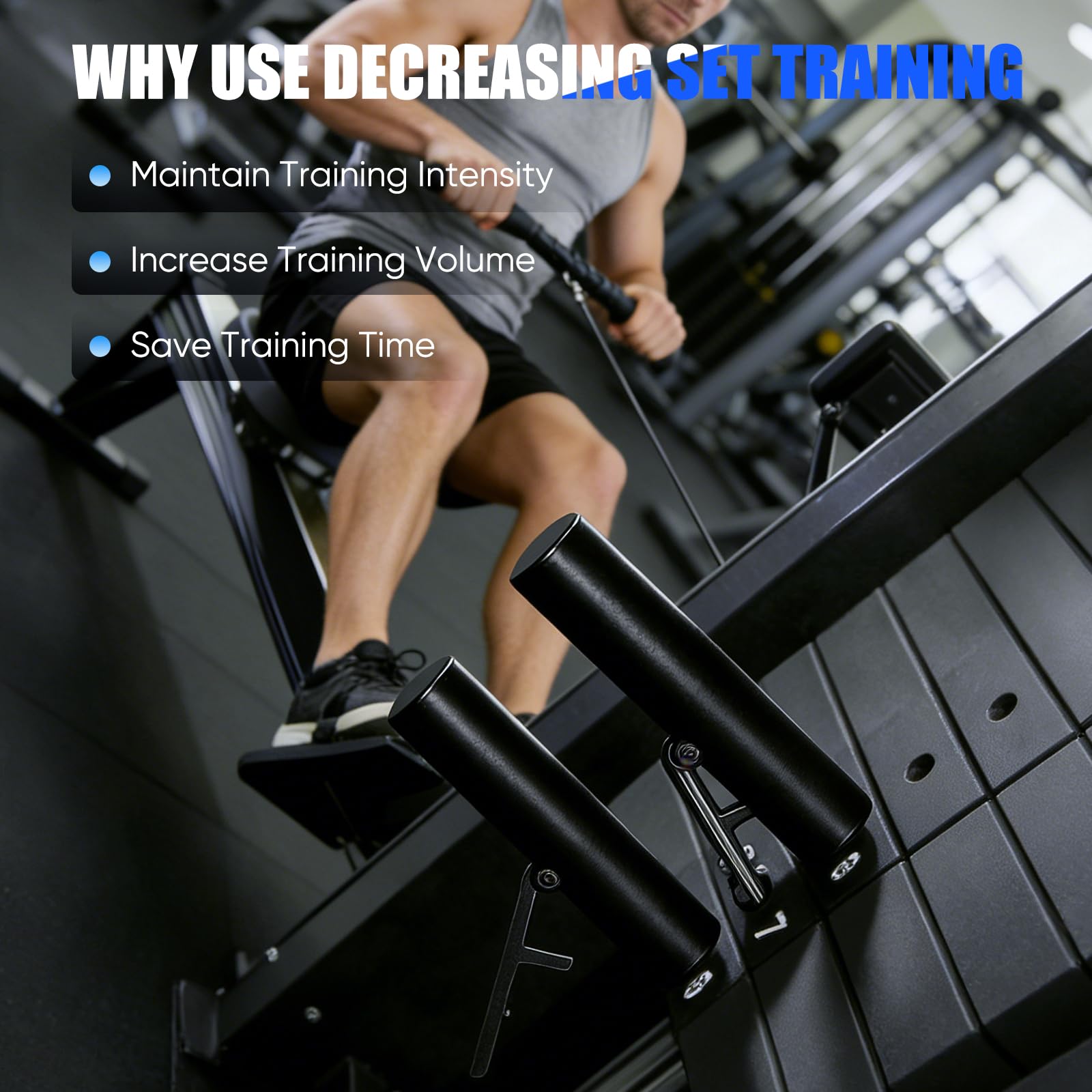 Perno per Pacco Pesi da Palestra,2 Set Perni di Ricambio per Drop Set Accessori per Loading Pin e Attrezzature per l'Allenamento della Forza