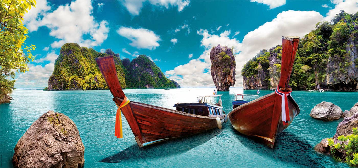 Educa - Puzzle da 3000 pezzi per adulti | Phuket, Thailandia. Misura: 144 x 68 cm. Include servizio pezzi mancanti. Consigliato a partire dai 14 anni (18581)