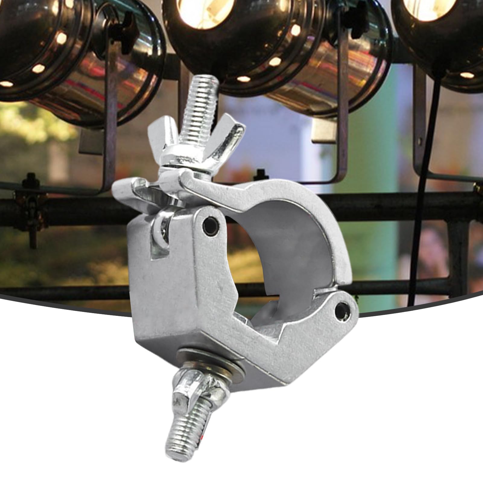 Pince De Lumière Sur Scène, Support De Borne Lumineuse - Robust Et Pivotant D'éclairage D'éclairage En Alliage En Aluminium | Pince D'éclairage Multifonctionnel, Accessoires D'éclairage De Scène Léger