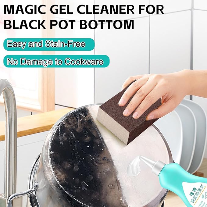 Gel Limpiador para Fondo de Ollas 150 g 2 Piezas miniatura 2