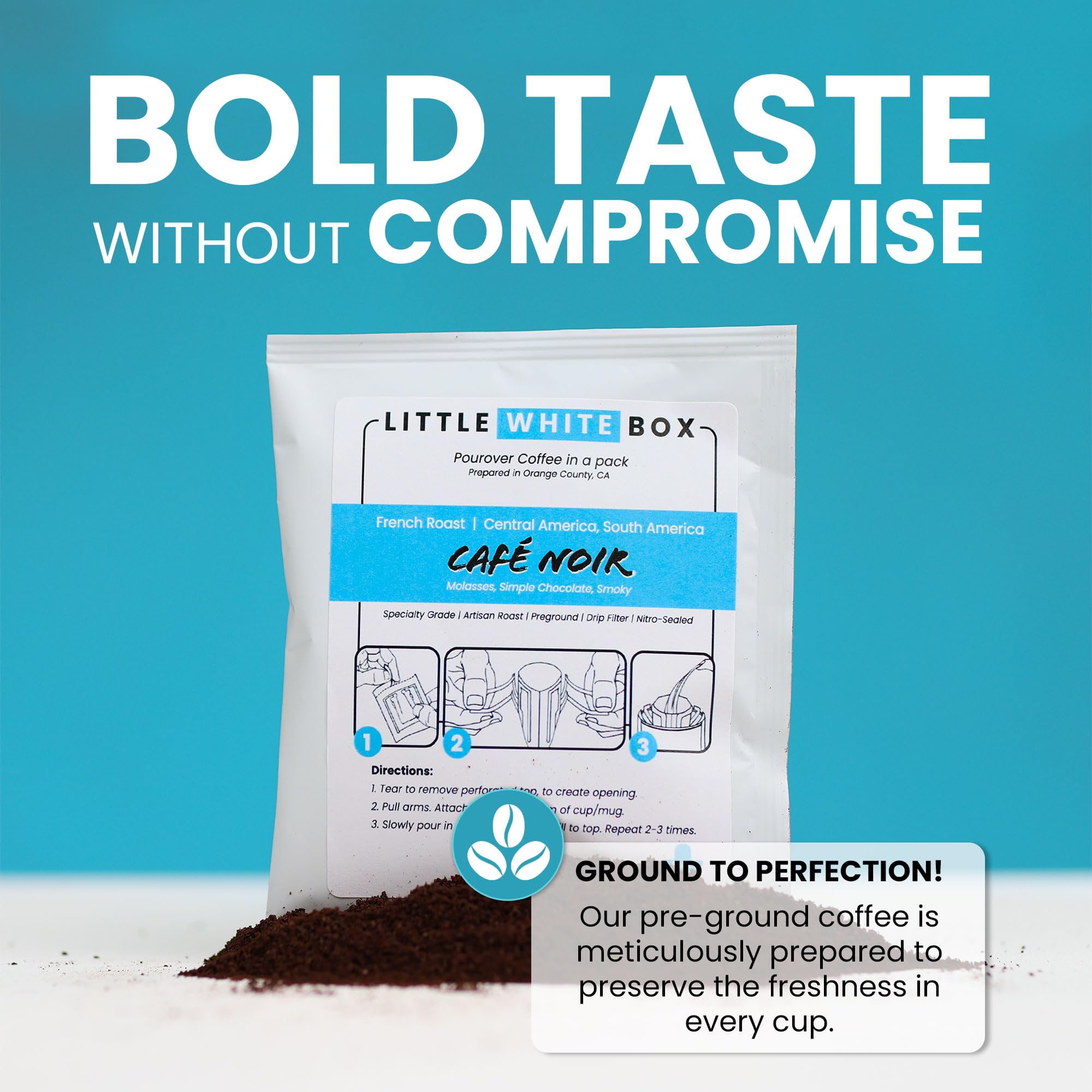 GRACELL ホワイトコーヒー 4パック Amazon.com : Single-Serve Coffee, Portable Pour Over Coffee