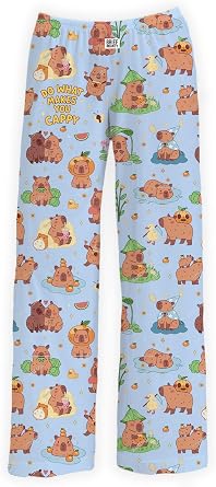 BRIEF INSANITY Lounge Pajama Pants - Silky Stretchy Breathable Animal Print Bottoms S-XXL