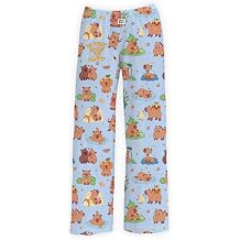 BRIEF INSANITY Lounge Pajama Pants - Silky Stretchy Breathable Animal Print Bottoms S-XXL