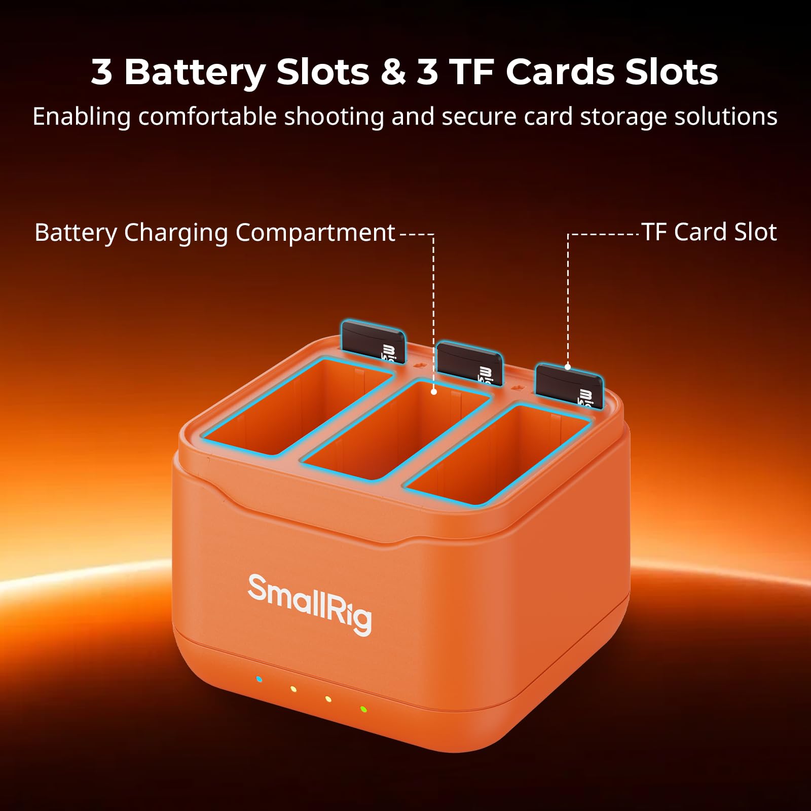SMALLRIG Camera Battery Charger for DJI Action 6 5921