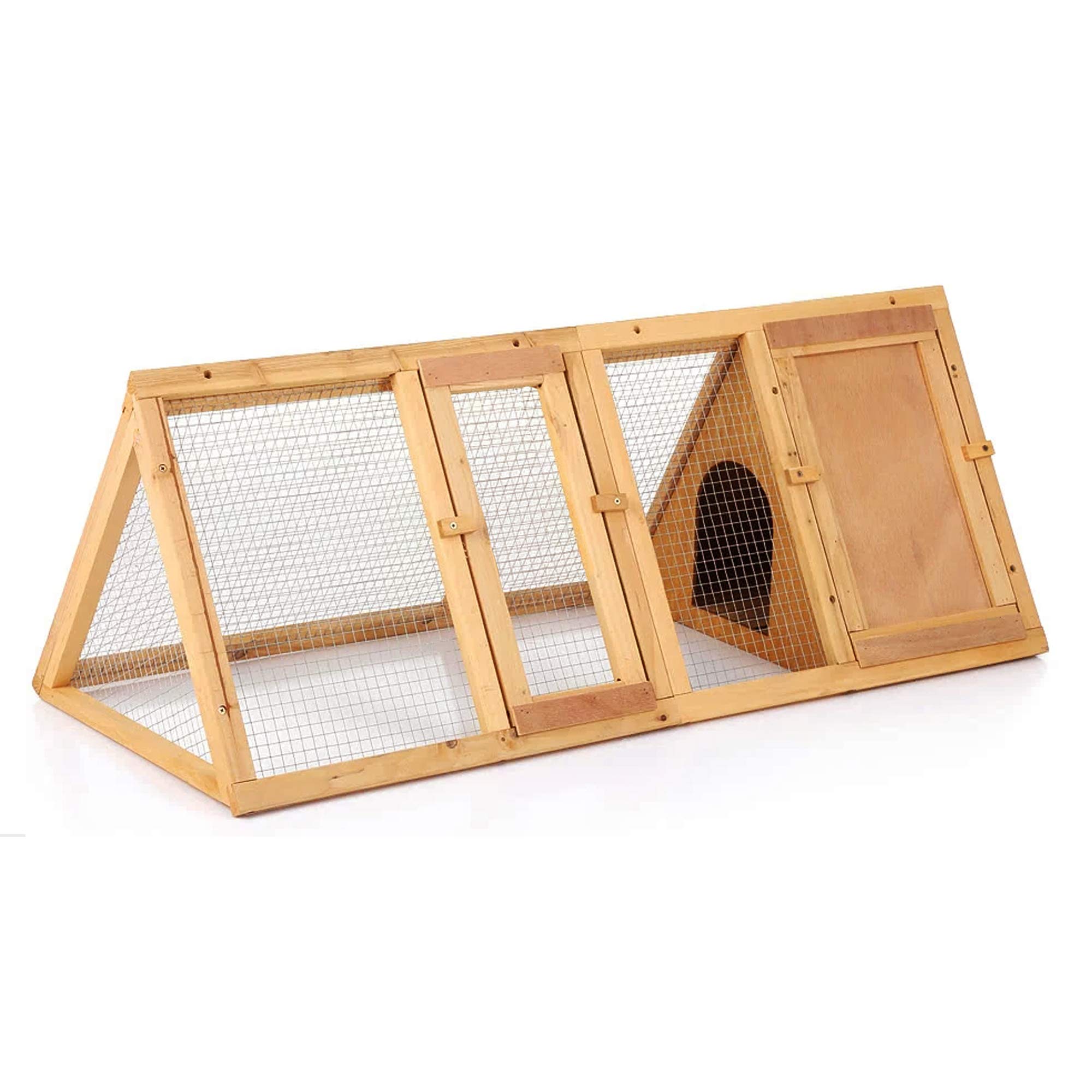 Buy garden mile® Large Wooden Rabbit Hutch Indoors Guinea Pig Run