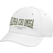 Alpha Chi Omega New Arch EST 1885 - Olive Adjustable Baseball Hat