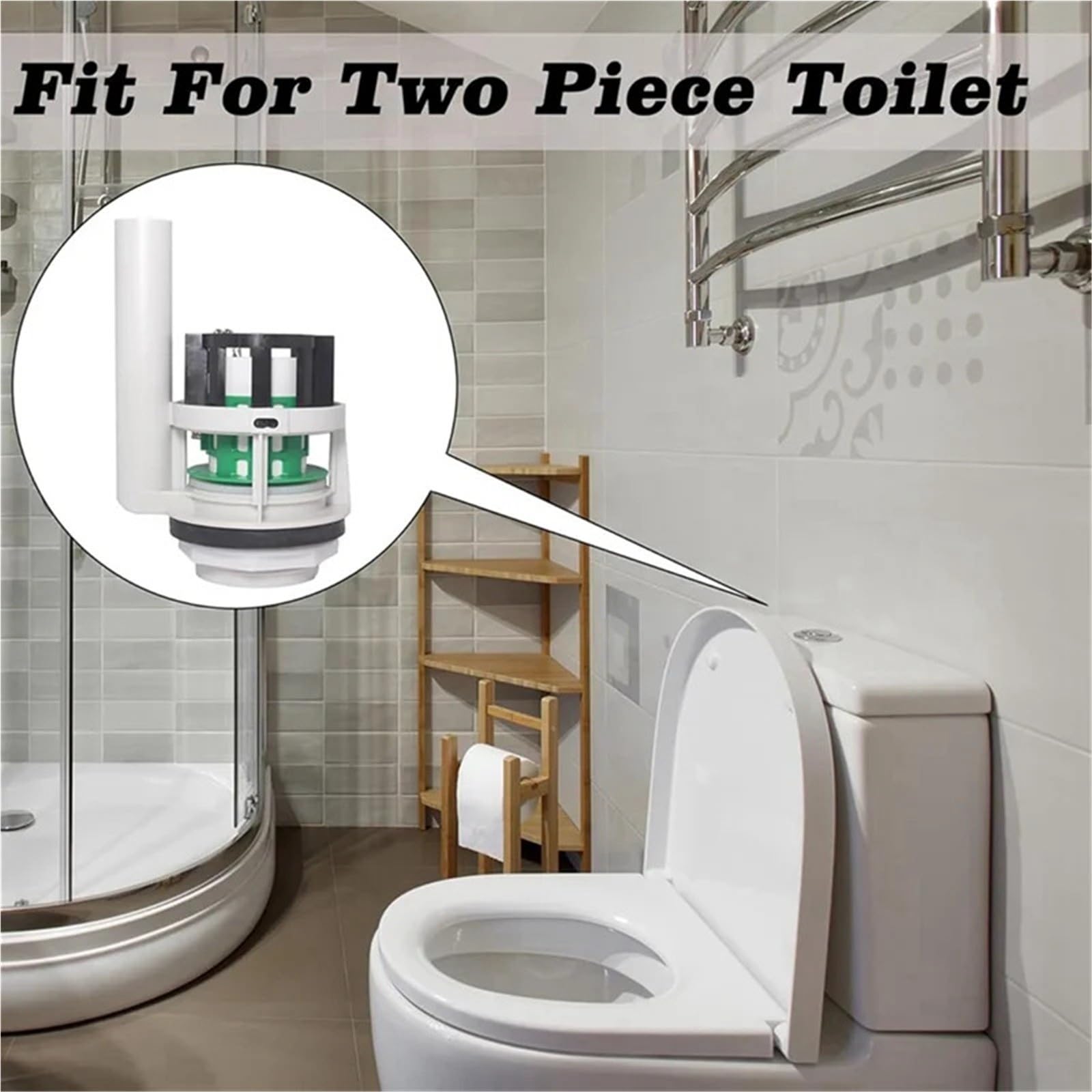 Spülkasten Ersatzteile Zweiteiliges WC-Spülventil-Set | Kompatibel mit Ersatzteilen