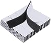Phinus 48 Sets 1x4 Inch Hook and Loop Tape with Adhesive, Hook and Loop Black Nylon Heavy Duty, Nylon Self Adhesive Tape Heavy Duty Strips Fastener, Adhesive Strips for Home and Office Use