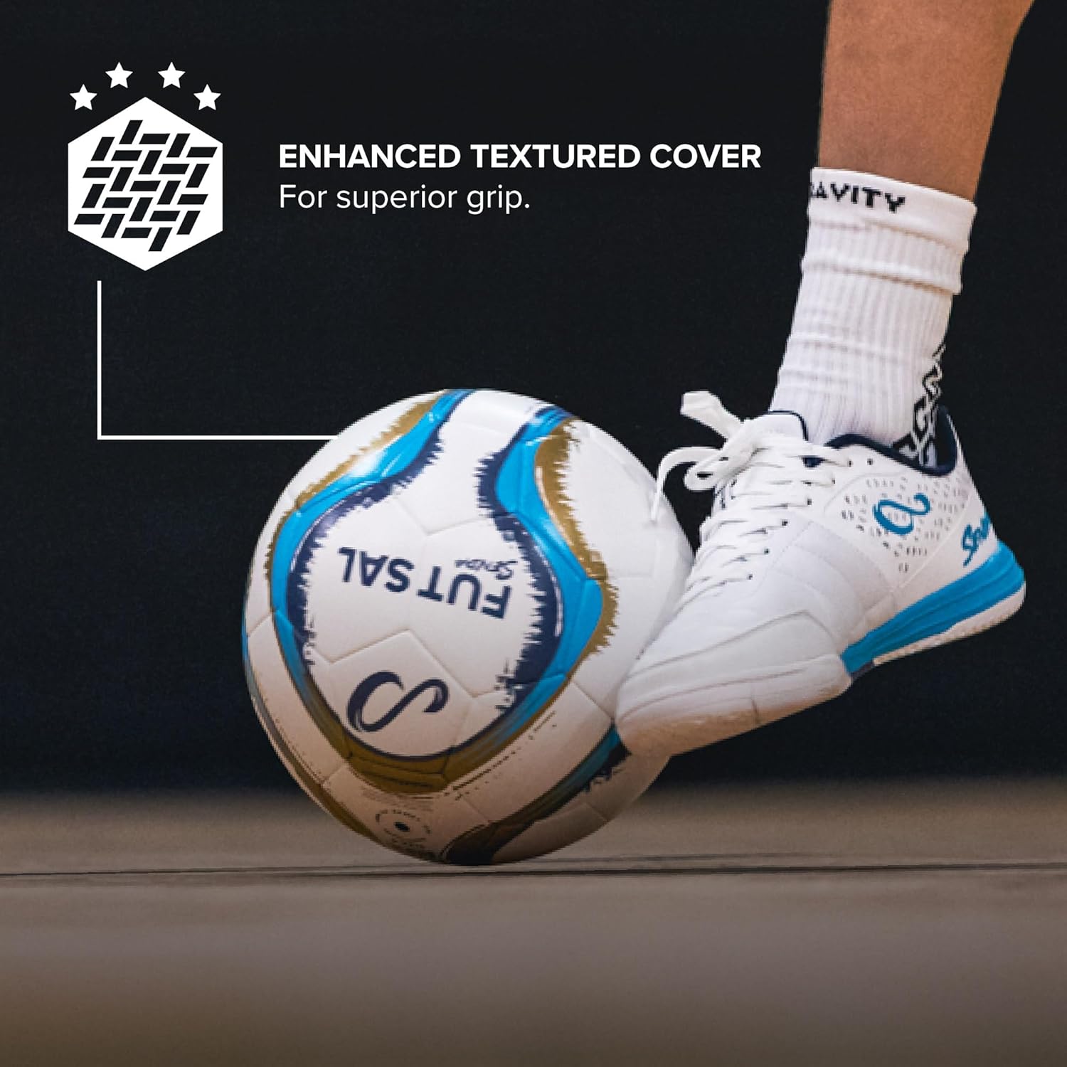 Senda Vitoria Premium Match Futsal Ball, Fair Trade Certified