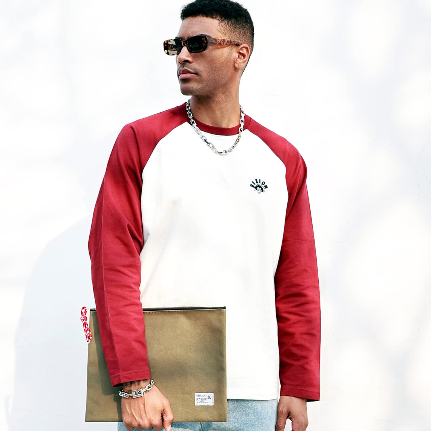 Rough Enough Important Document Organizer Safe File Folder Bag Holder Letter Size with Zipper for Office School College Teacher Art Supplies Canvas - Image 6