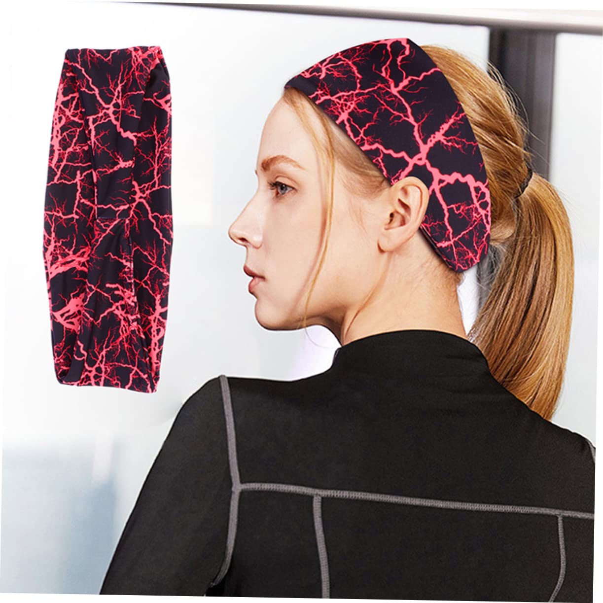 BESTonZON Bandas De Sudor Multifuncionales para Entrenamiento Paquete De Bandas De Pelo Transpirables para Yoga Unisex Absorbe Sudor