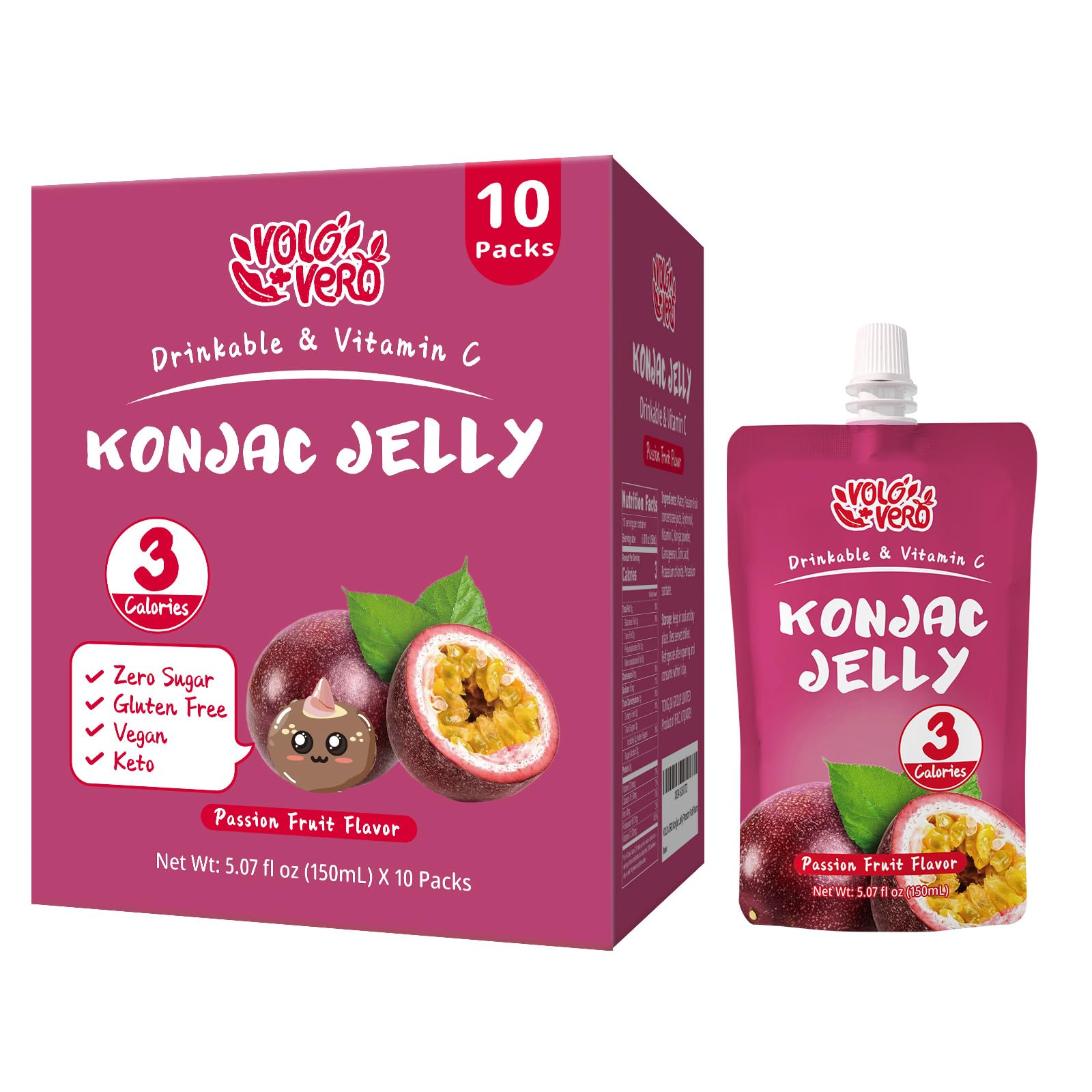 【Jelly様】オンワード KASHIYAMA PRIVILEGIO 3ピース Amazon.com: VOLO VERO Konjac Jelly Squeeze Pouch Passion Fruit