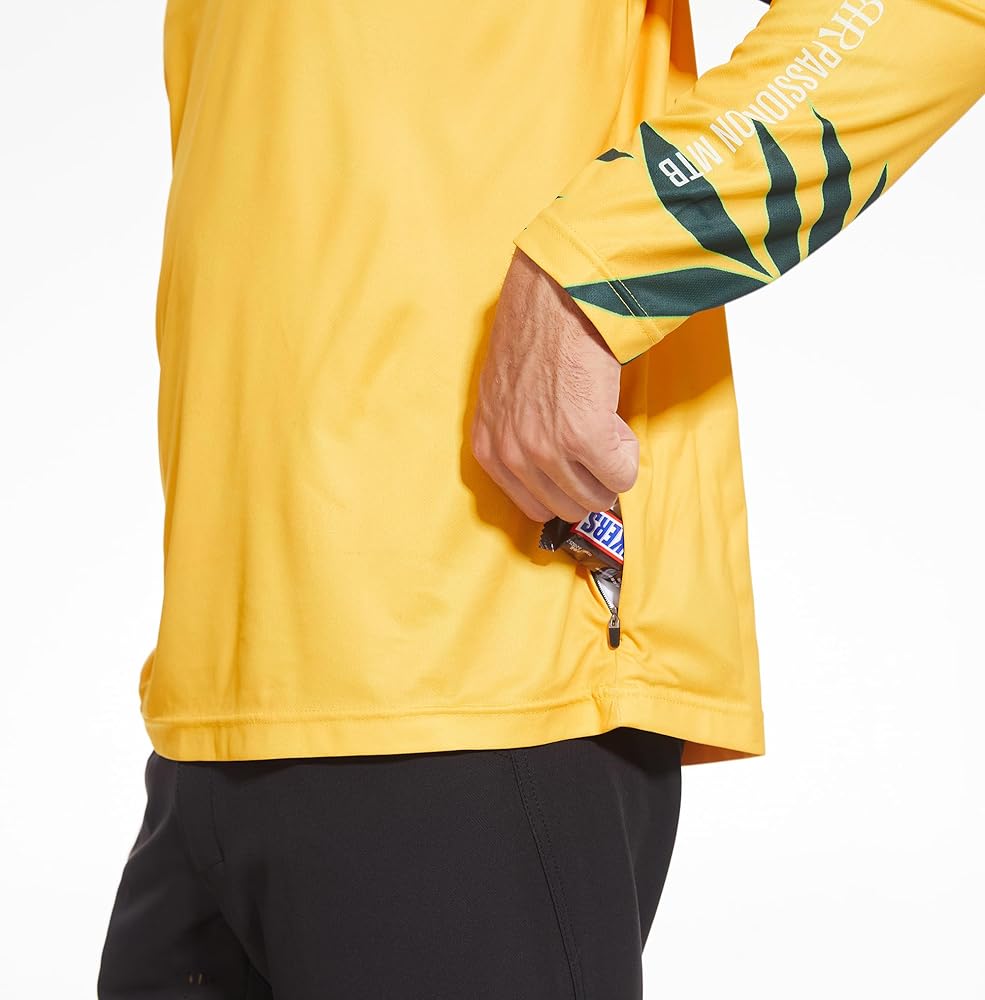 Fox Racing Teleyi Mens Mountain Bike Jersey Long Sleeve Off