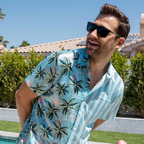 Knockaround, Fast Lanes Polarized Sunglasses, Penthouse Palms, One Size