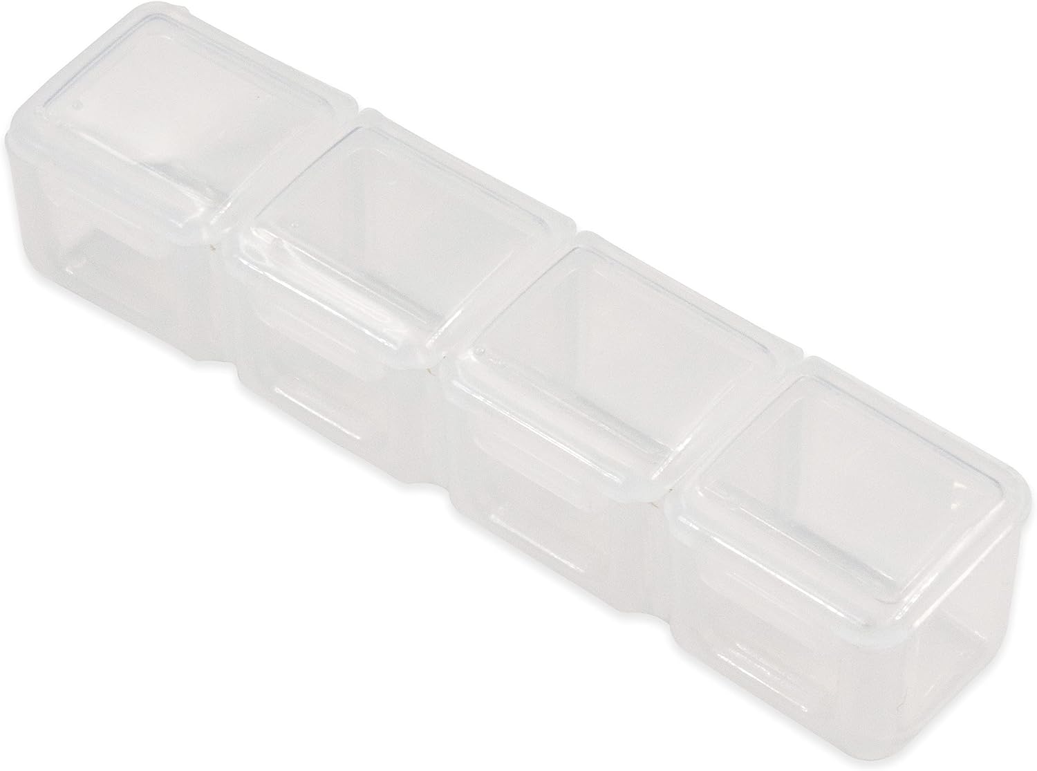 N N'icePackaging - 2 Qty - 28 Bin Plastic Storage Organizer & Tackle Box - Multi-Compartment - For Small collectibles/Screws/knick-knacks - 6 7/8" x 4 3/8" x 1"