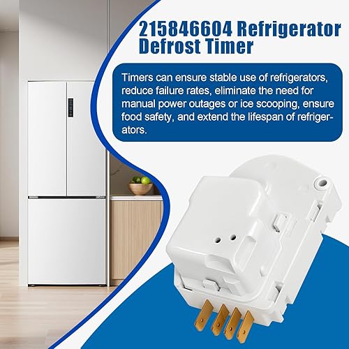 Miniatura 7 de AP2592907 - Temporizador de descongelación para refrigerador, 120 V, 6 horas, 21 minutos, temporizador 215846604 para refrigerador y congeladores