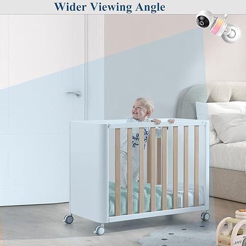 Miniatura 5 de Soporte de pared ajustable para monitor de bebé compatible con VTech VM924901928HD526357555764HD 7764HD57665263BM5254Leapfrog