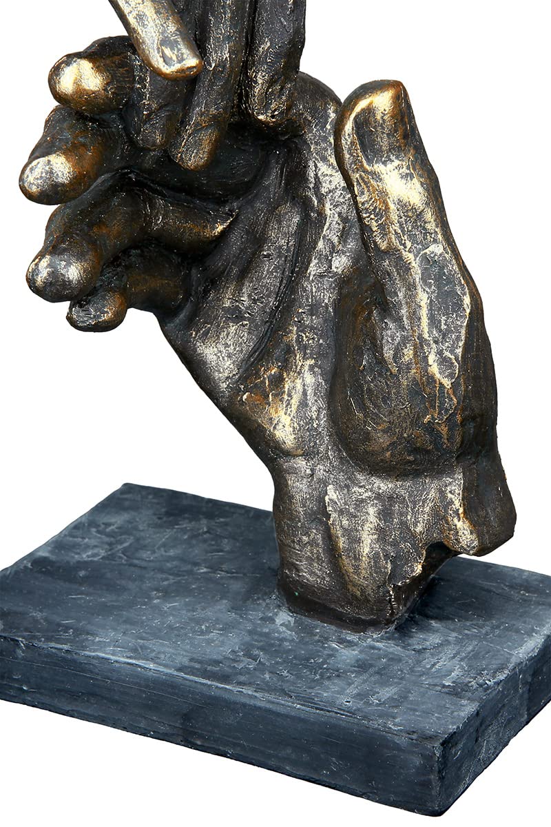 Casablanca Skulptur Two Hands Deko Figur Bronze Kunstharz Statue H. 21 cm x B. 13 cm