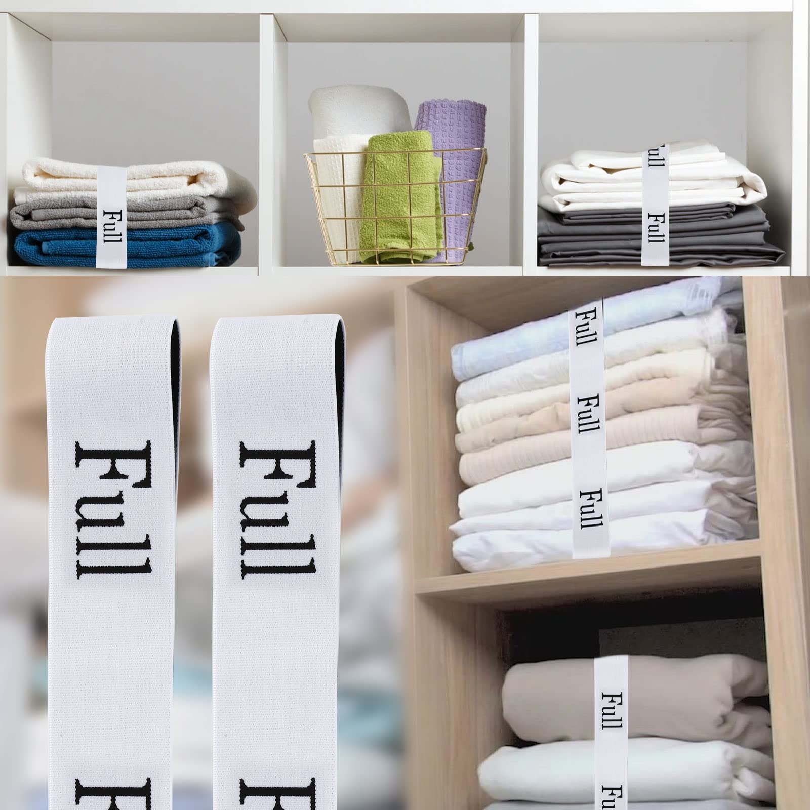 Lot De 6 Bandes élastiques De Rangement Pour Drap De Lit, 65,6 Cm