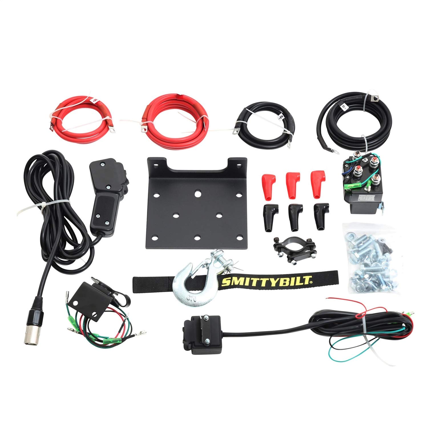 winch Smittybilt XRCブラックボックスレシーバーマウントウィンチクレードル 2806 Smittybilt XRC