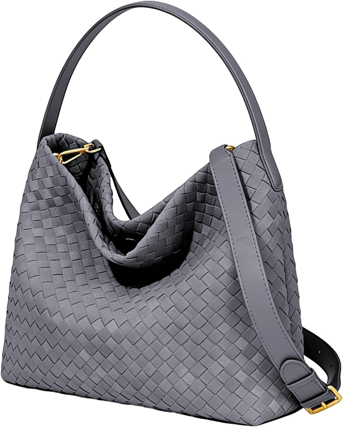 Crossbody Bag for Women - Soft Vegan Leather Shoulder Bag with Adjustable Strap, Trendy Large Capacity Tote Purse for Work Travel Daily, 13.4x11.4x4.3 Inches | Adjustable Strap, Large Capacity, Soft Structure