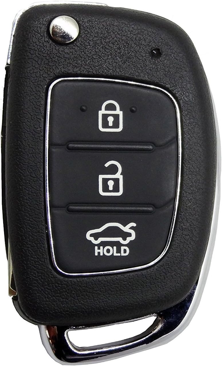 Hyundai Flip Key Replacement Shell for i20, Verna, Xcent, iGen, Sportz, Magna