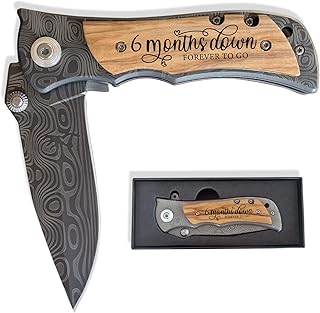 GiveGreatGift Meaningful 6 Month Anniversary for Boyfriend or Husband Gift,6 Months Wedding Anniversary Keepsake for Men,Anniversary Marriage Relationship Presents for Him