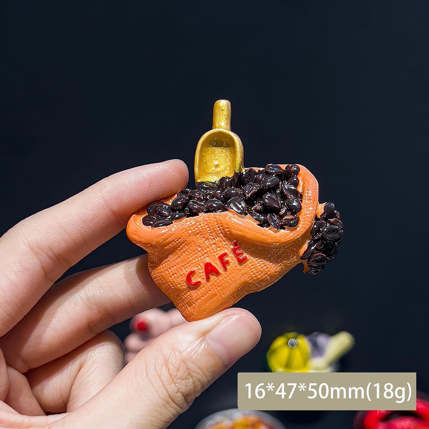 5PCS Cute Refrigerator Magnets for Home Decoration, 3D Realistic Food Magnets for Fridge, Funny Kitchen Decor & Toy for Kids, Strong Magnet for Fridge, Locker, Office image 3