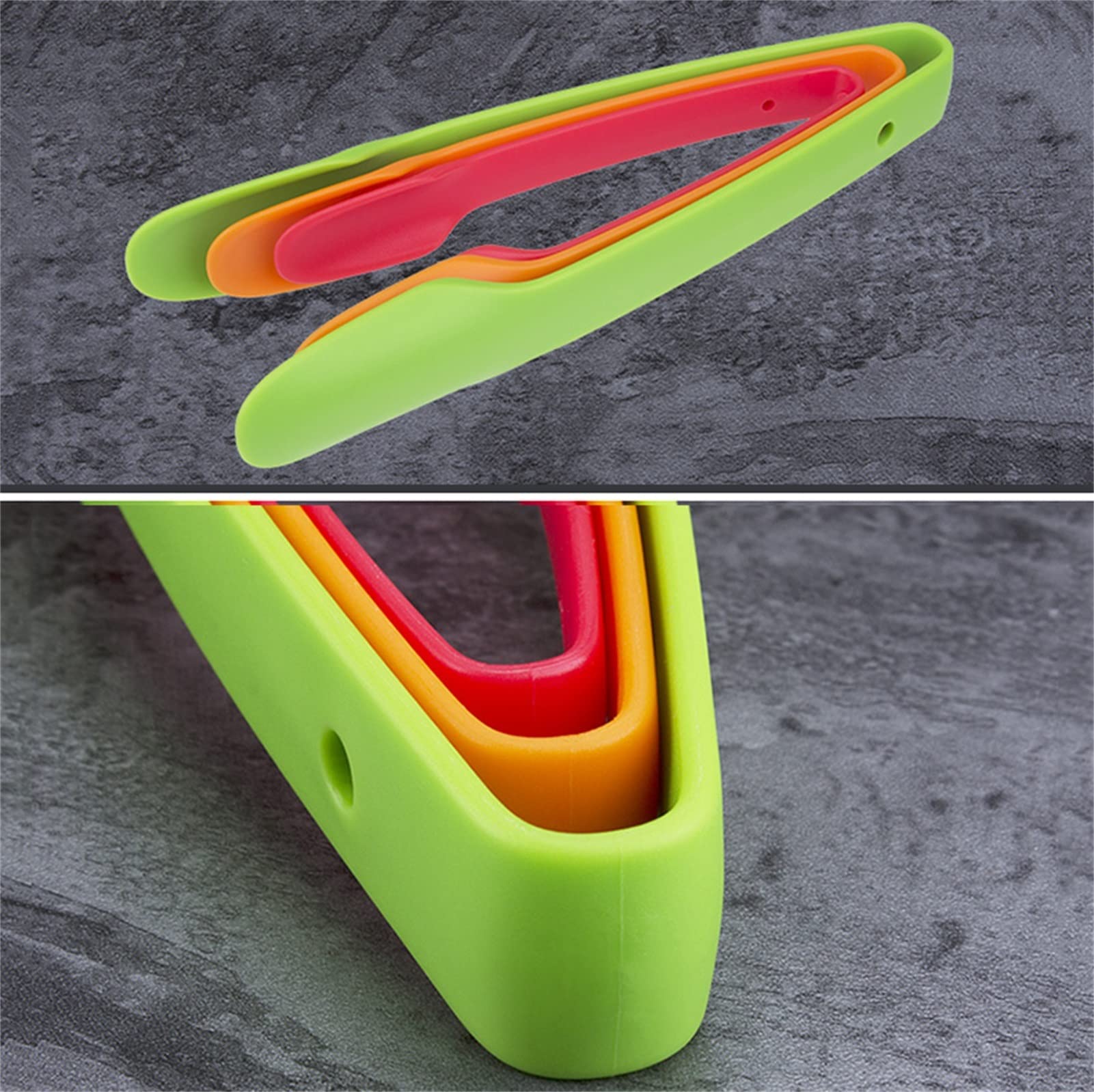 Pinzas De Cocina, Multifunción Agarre Fácil Clip Anti-Quemaduras Durable Fácil De Controlar Horneando Pan De Molde Pastel Clip De Cocina