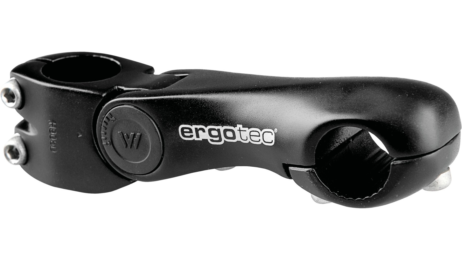 ErgoTec Unisex – dorośli Kobra Vario wspornik kierownicy, czarny, 120 mm