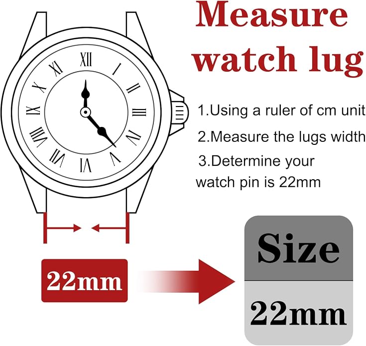 3 Pack de correas elásticas trenzadas para reloj 22mm miniatura 2