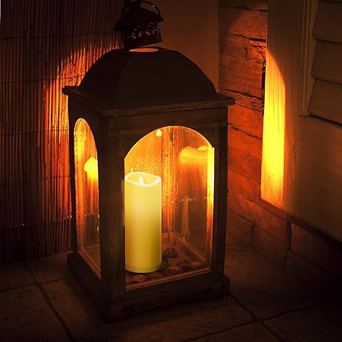 Miniatura 8 de Velas LED sin llama, funciona con pilas, impermeables, para interiores y exteriores, con control remoto de 10 teclas y temporizador de 24 horas,