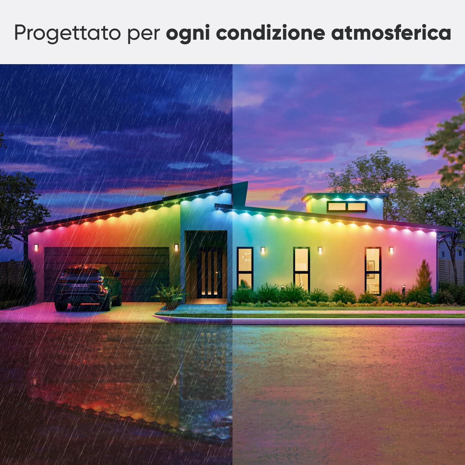 Smart RGBICW - Set di prolunga per illuminazione da parete per esterni - Illuminazione - Immagine 3