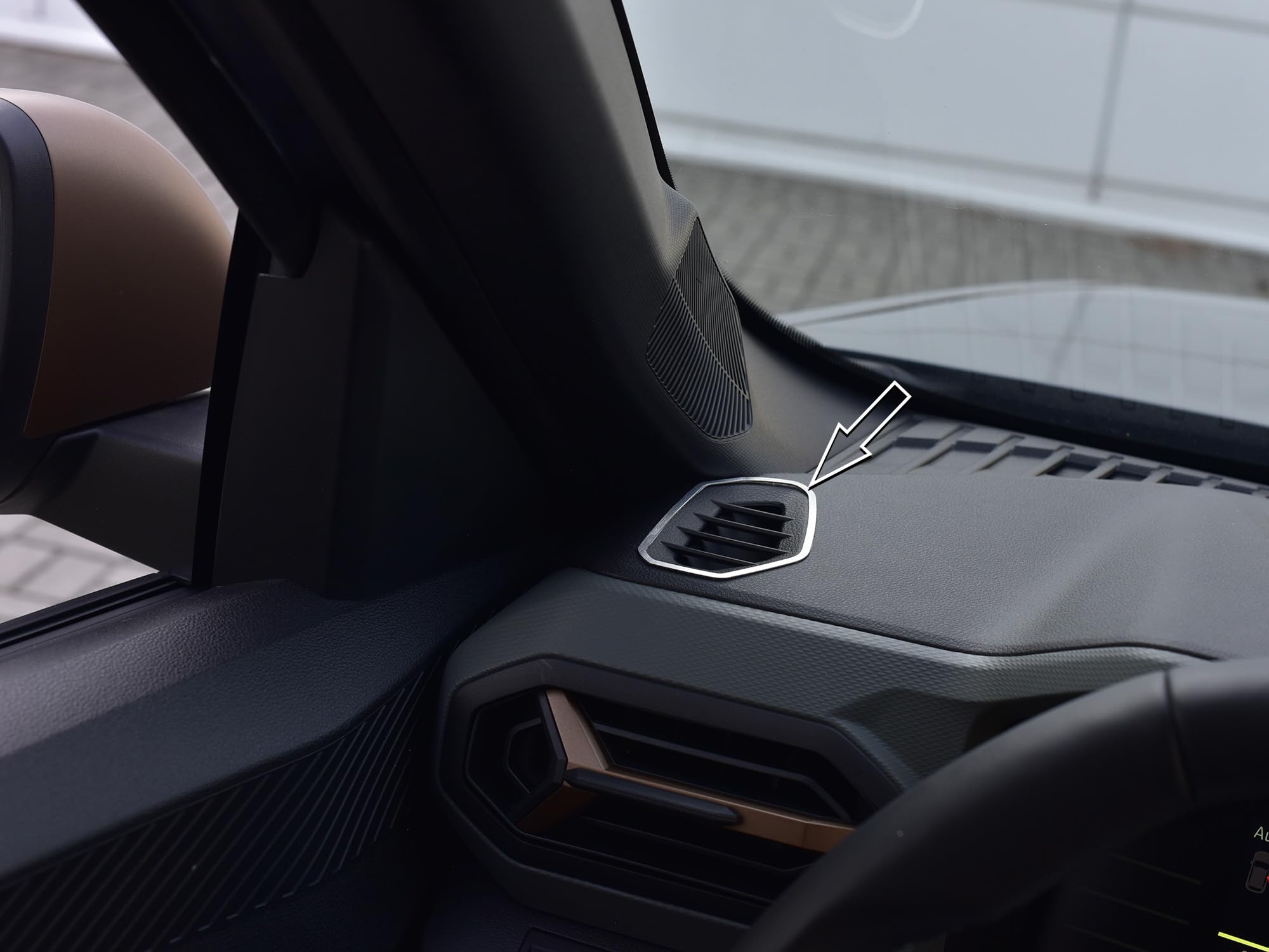 Copertura In Acciaio Per 2024+ Dacia.Duster III 3 (P1310) | Bocchette Sbrinatore | 2 Pezzi Inox Essential Expression Journey Extreme DUSTER Accessori Tuning