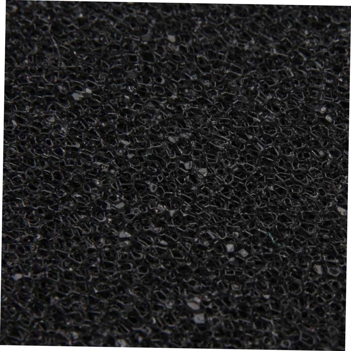 POPETPOP 2 Láminas de Filtro de Algodón Negro para Acuario, Accesorio para Tanque de Peces, Adecuado para Uso en Hogar y Tienda