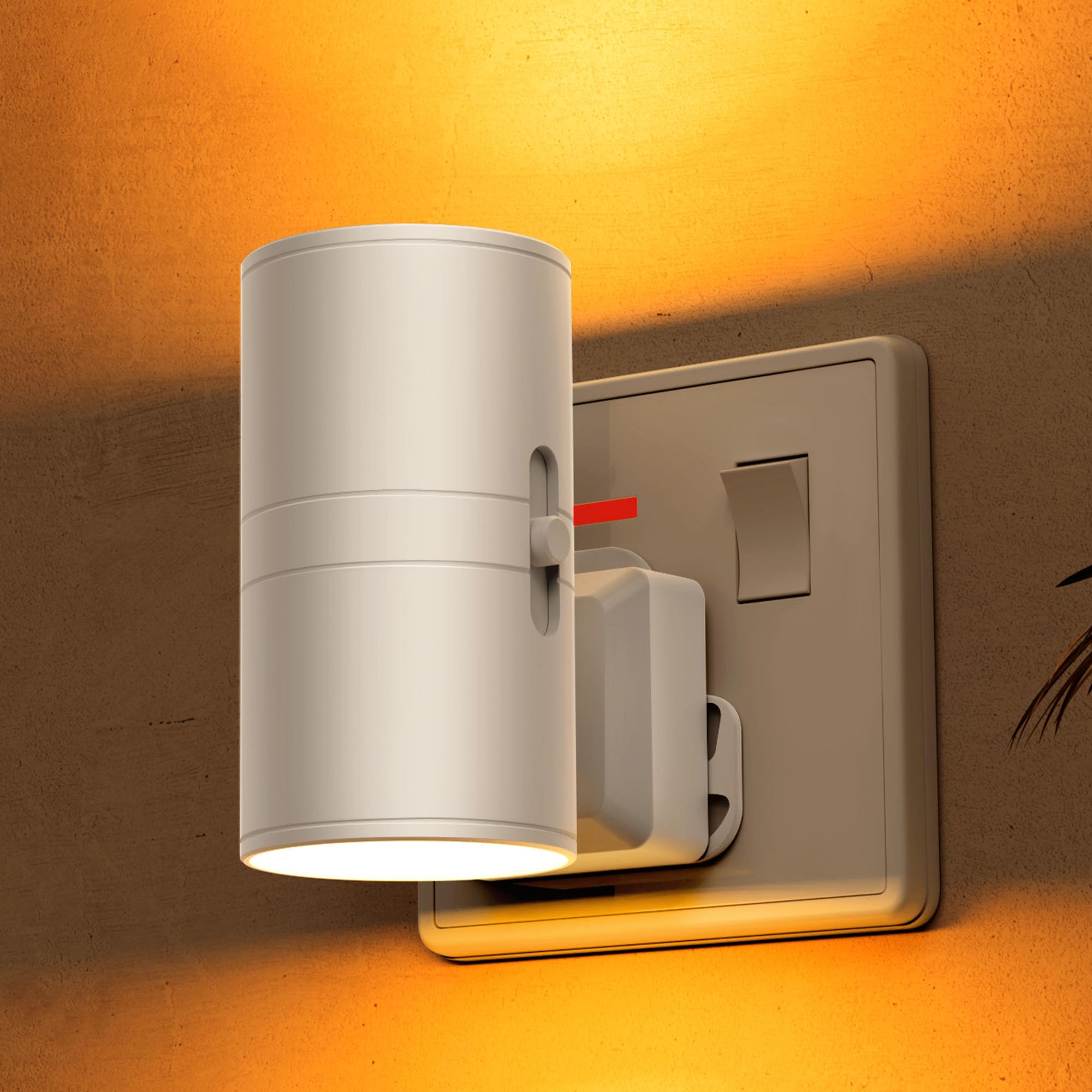 LOHAS-LED Night Light, Amber Nightlight, Dimmable Night Light 100LM, Light Sensor, Yellow Nightlight, Sleep Light for Kids Adults, Soft & Warm Light for Bedroom Hallway Bathroom Kitchen, 1Pack โ image 1