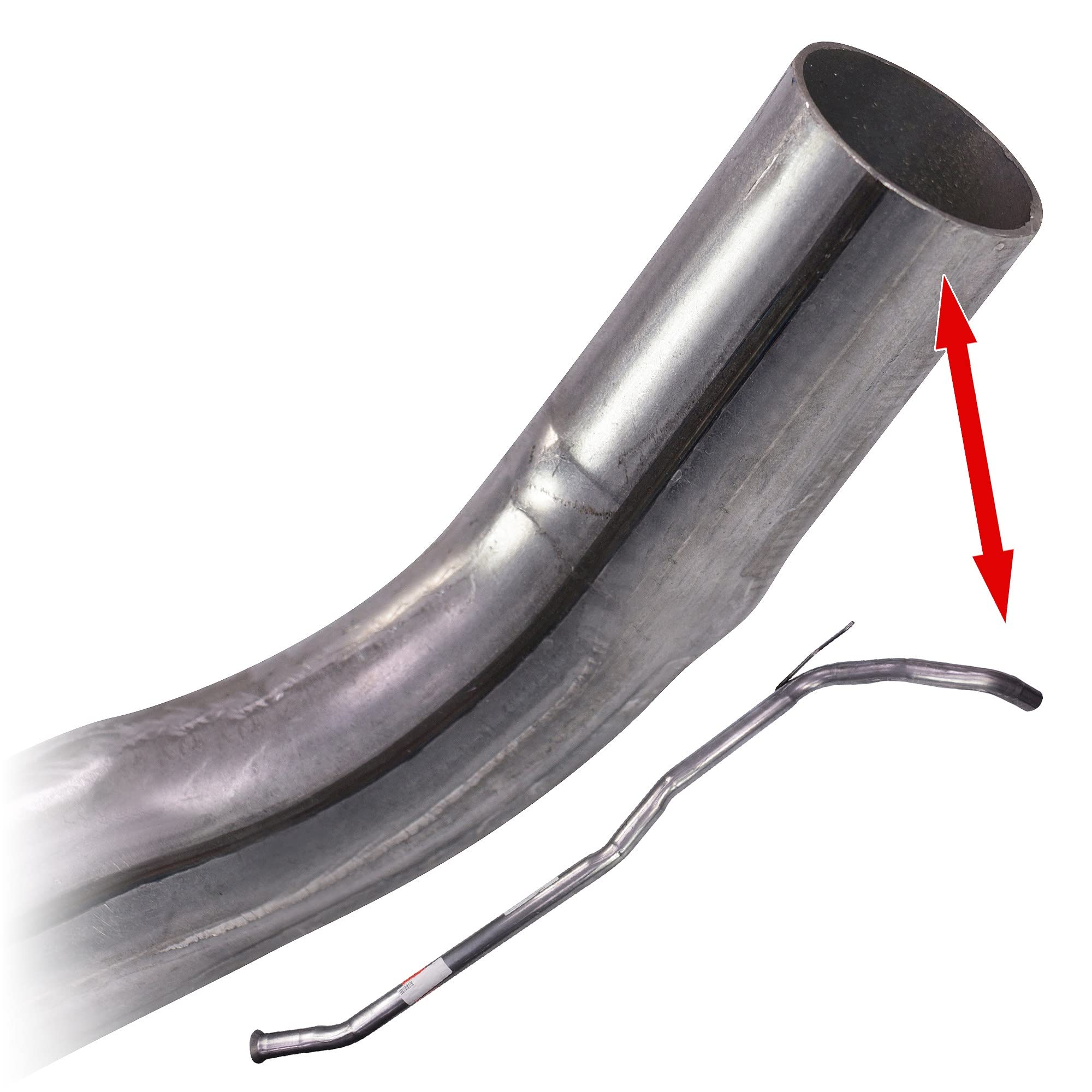 1x tuyau d'échappement tuyau pantalon