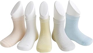DEBAIJIA Baby,Clothing,Baby Boys 0-24m,Socks & Tights,Tights DEBAIJIA 5 Pairs Set Baby Thin Mesh Coton Socks Low Cut Ankle Socks/Baby Coton Tights Pantyhose Socks for Kids Toddler, Spring Summer Breathable Socks Stockings for Boys Girls 0-5 Years Old