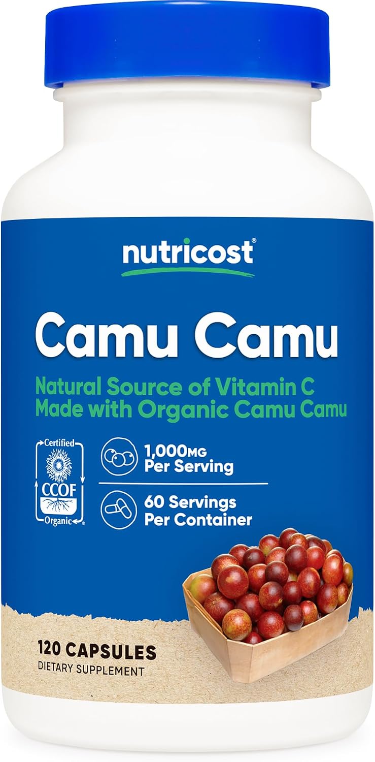 Nutricost Camu Camu (1000mg) 120 Capsules, Gluten Free