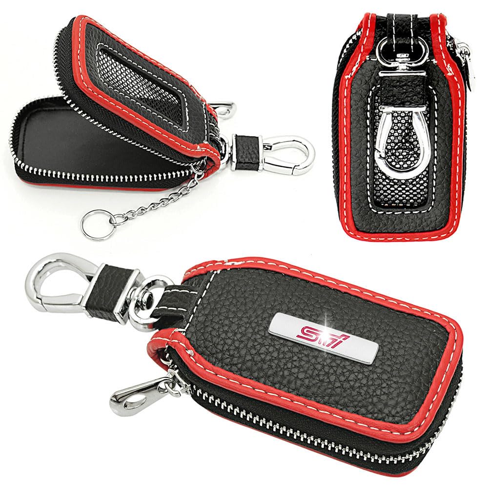 （付属品付き）キーホルダー　キーケース　キーリング　ブラック Amazon | SUBARU【スバル純正】STI 【キーリング】STSG20100650