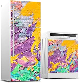 Buzdolabı ve Bulaşık Makinası Beyaz Eşya Sticker Kaplama Fırça Darbesi