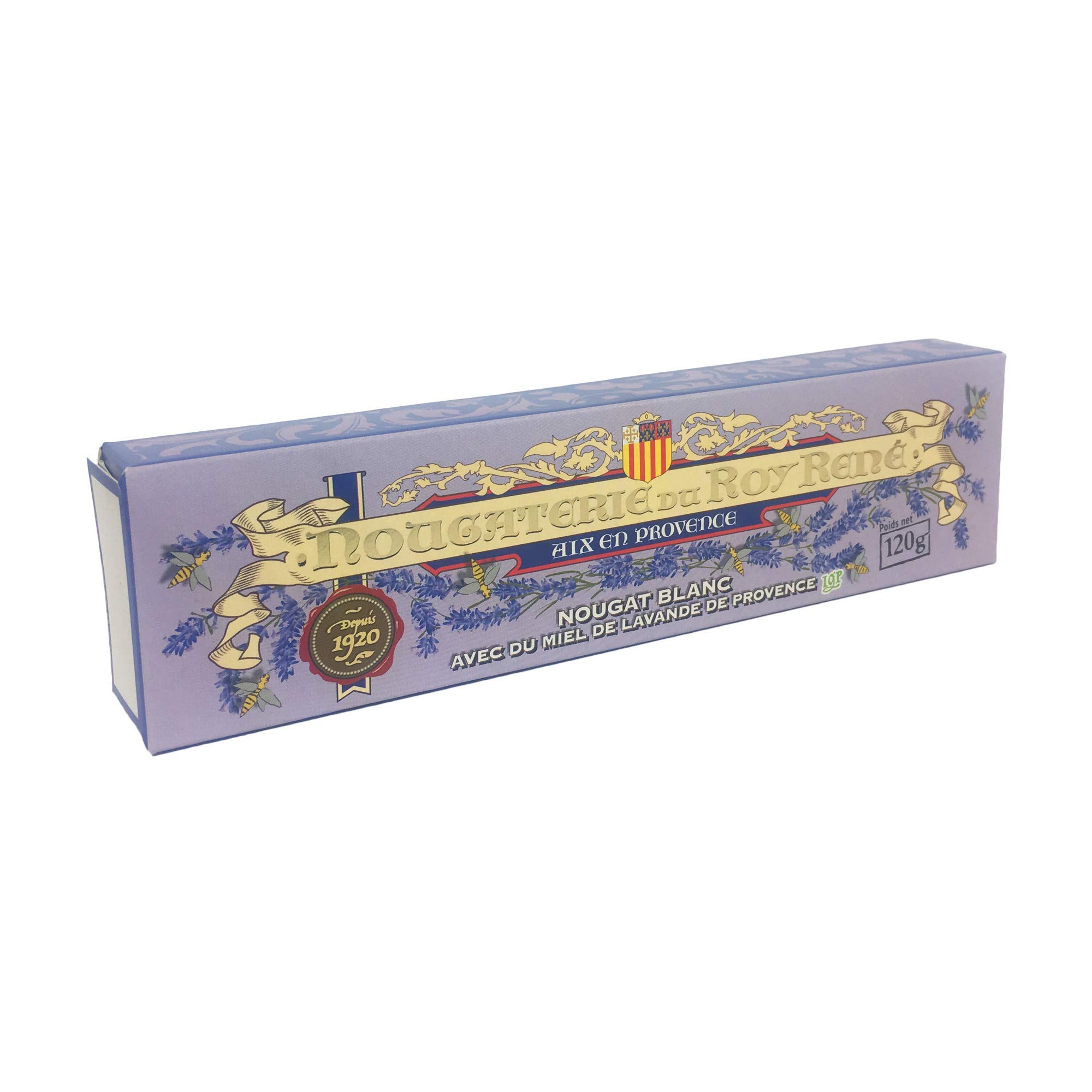 Nougat blanc de Provence 120g Le Roy Rene Aix en Provence