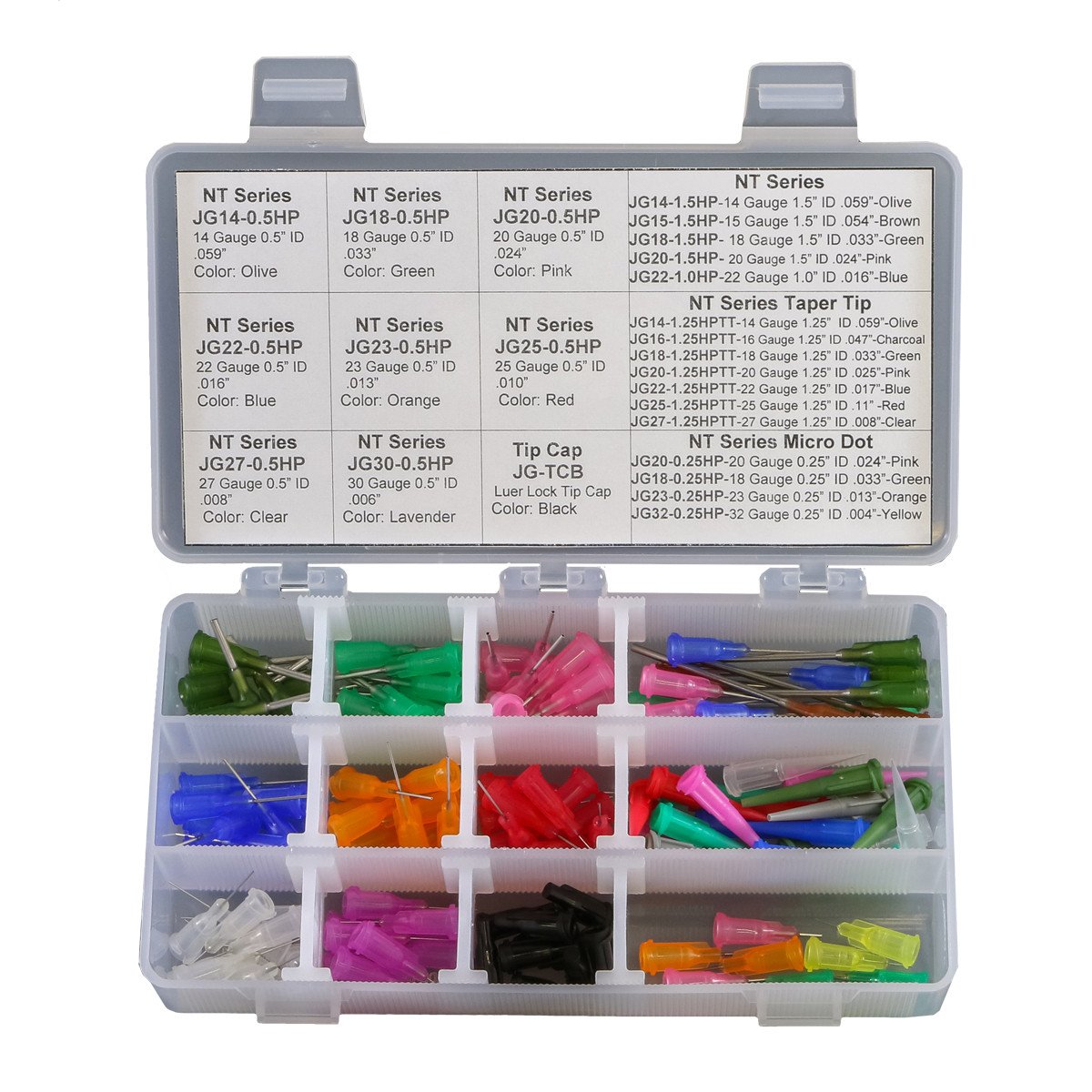 JG120DN-NT Small Premium Dispensing Tip Kit. (Non sterile/Non Medical)