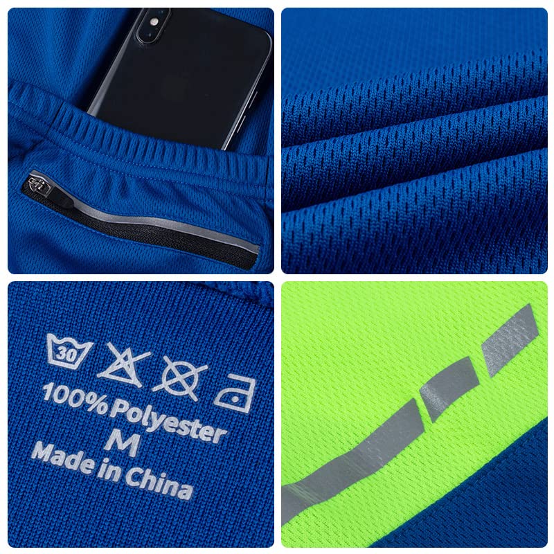 Chaqueta ciclismo hombre térmica azul tamaño XXL miniatura 2