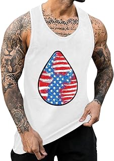 Men's Vests Undershirts Classical Gym Shirt Quick Dry Stretchy and Breathable Bodybuilding Stringer Sleeveless Vest Top for Running Gym Workout Sport Fitness