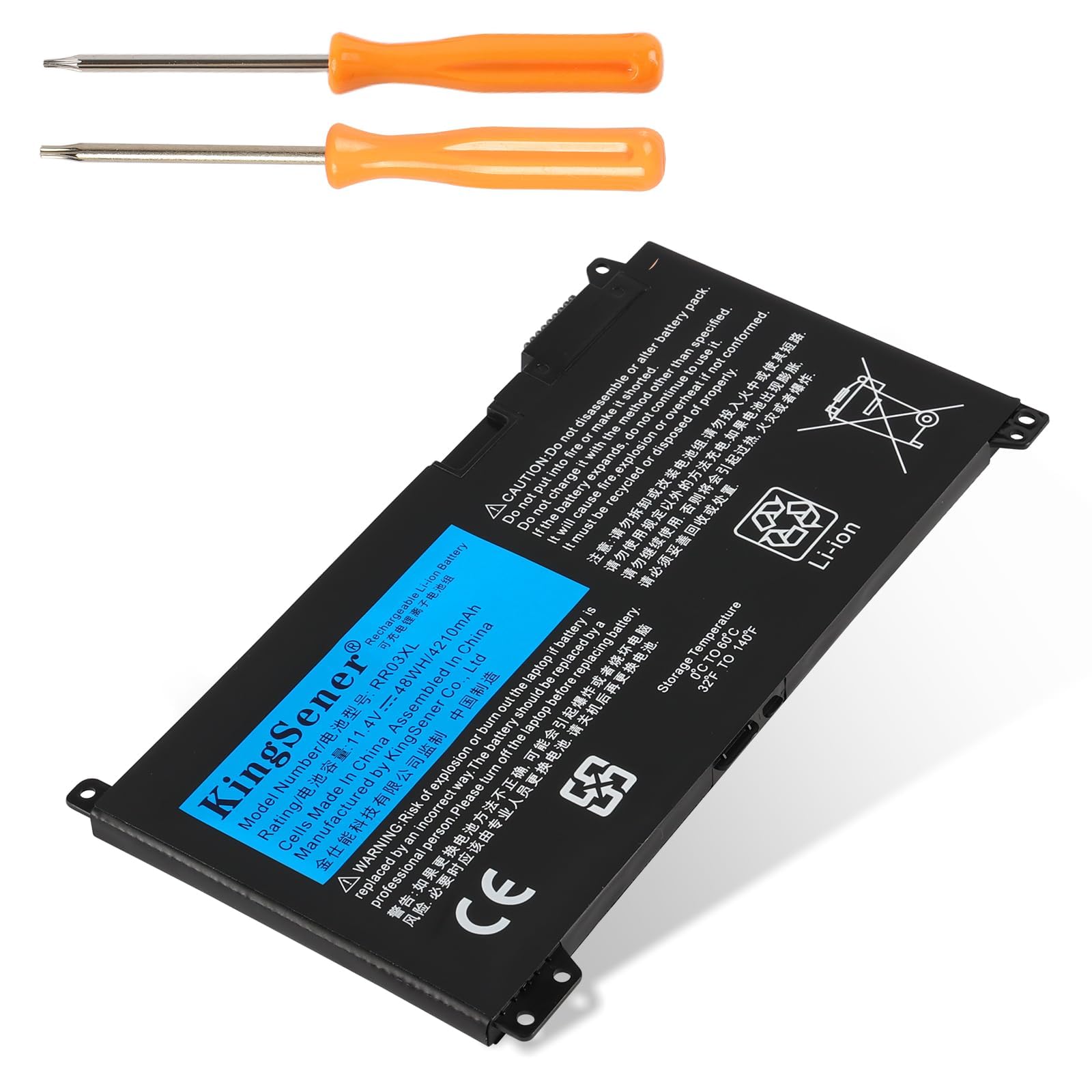 RR03XL Batteria per PC portatile HP ProBook 430 440 450 455 470 G4 G5 MT20 HSTNN-PB6W HSTNN-LB7I HSTNN-LB71 851477-421 851477-541 851477-831 HSTNN-UB7C 48WH 11.4V